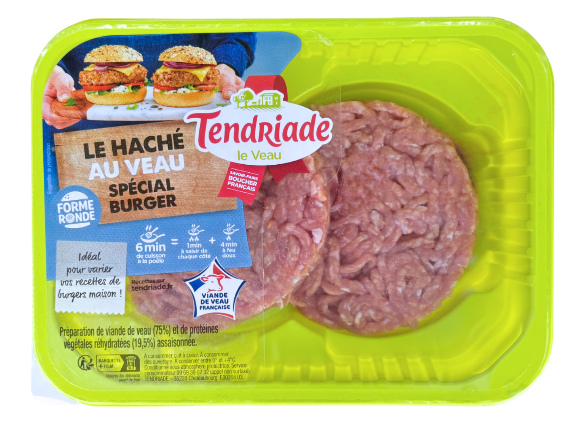Le haché au veau spécial burger
