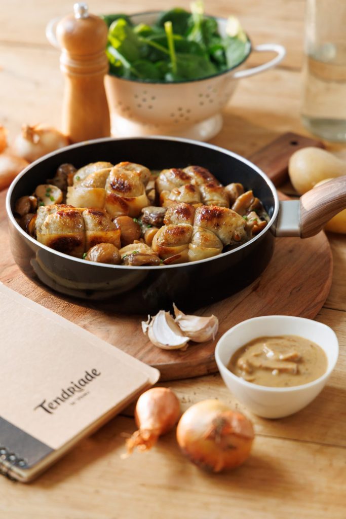 Paupiettes de veau aux cèpes &amp; châtaignes